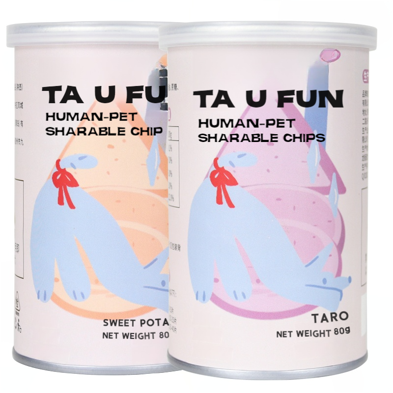 Sale - Ta U Fun Sweet Potato & Taro Chips, Human-Pet Sharable Snack